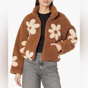 Blank NYC Flower Child Sherpa Jacket